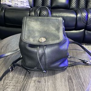 Coach Pebble Grain Backpack